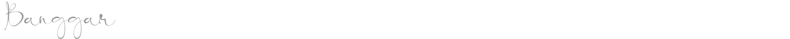 Banggar font preview